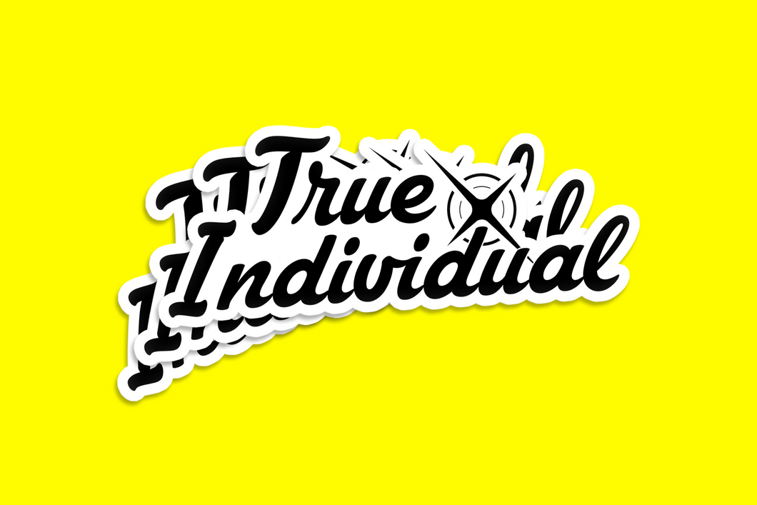 True Individual Sticker