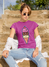 Load image into Gallery viewer, Neapolitan Friendzy [Border] Women&#39;s Favorite Tee
