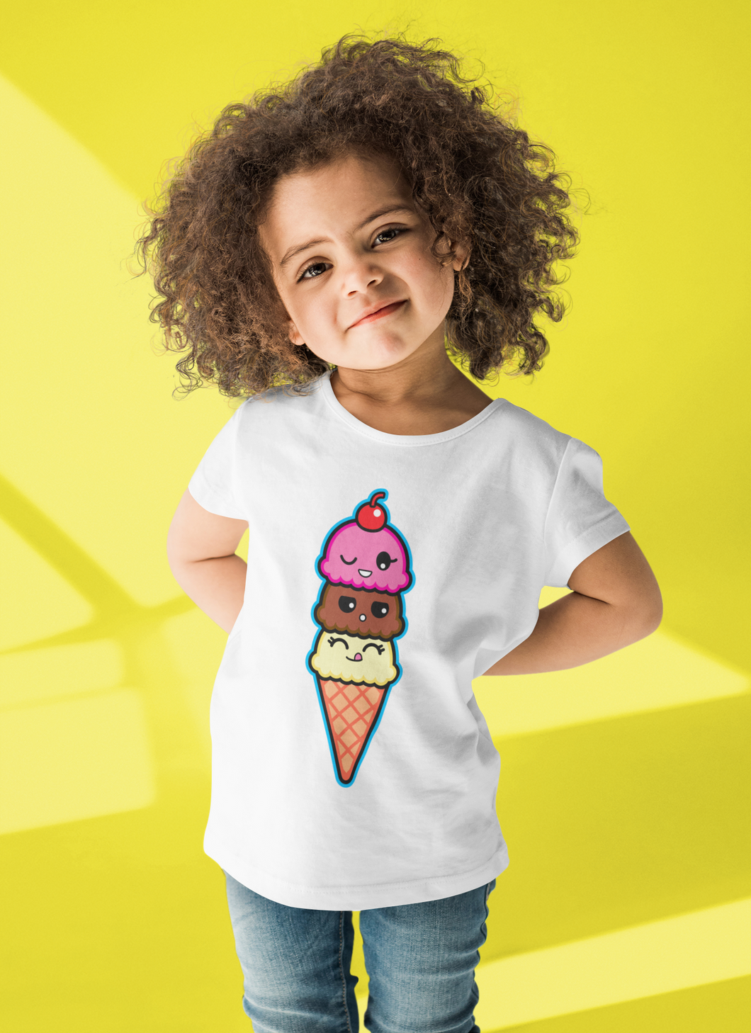 Neapolitan Friendzy [Borderless] Youth Unisex Short Sleeve Tee