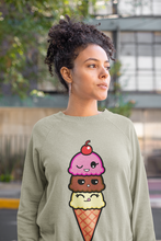 Load image into Gallery viewer, Neapolitan Friendzy [Borderless] Unisex Crewneck Sweatshirt
