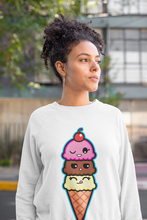 Load image into Gallery viewer, Neapolitan Friendzy [Border] Unisex Crewneck Sweatshirt
