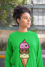 Load image into Gallery viewer, Neapolitan Friendzy [Borderless] Unisex Crewneck Sweatshirt
