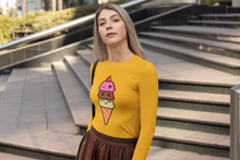 Load image into Gallery viewer, Neapolitan Friendzy [Borderless] Unisex Long Sleeve Tee
